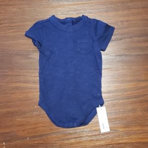 Janie and Jack navy onesie boys 12-18 months